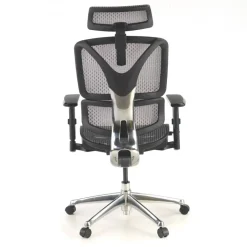 Sedia Ergonomica Focus, Struttura in alluminio, Schienale Regolabile