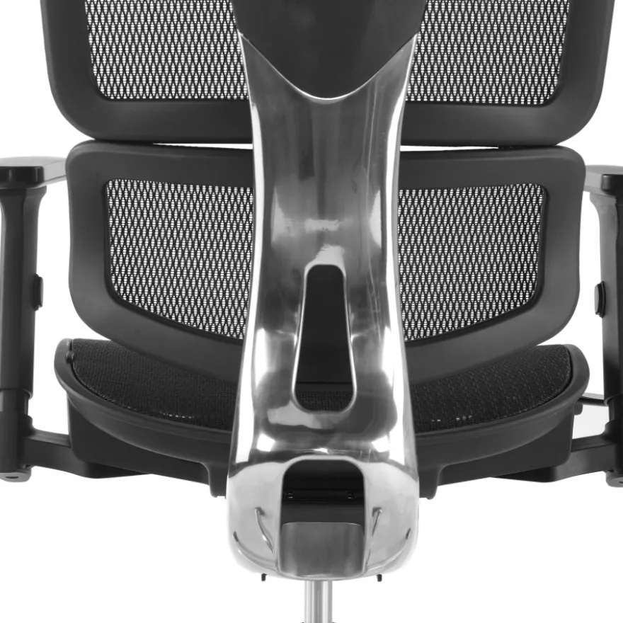 Sedia Ergonomica Focus, Struttura in alluminio, Schienale Regolabile