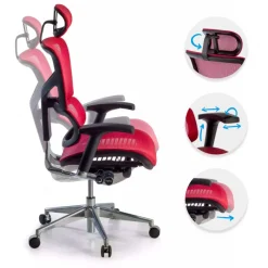 Sedia Ergonomica Next2, modello premium con poggiatesta