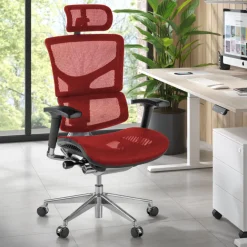 Sedia Ergonomica Next2, modello premium con poggiatesta