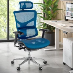 Sedia Ergonomica Next2, modello premium con poggiatesta
