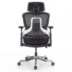 Sedia ergonomica ortopedica ZenPro, doppio schienale, struttura in alluminio