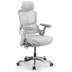 Sedia ergonomica ortopedica ZenPro, doppio schienale, struttura in alluminio