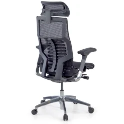 Sedia Ergonomica Pofit2, modello premium, struttura nera