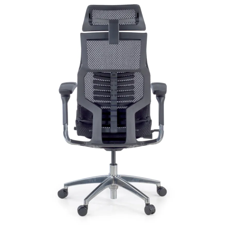 Sedia Ergonomica Pofit2, modello premium, struttura nera