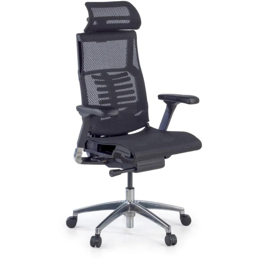Sedia Ergonomica Pofit2, modello premium, struttura nera