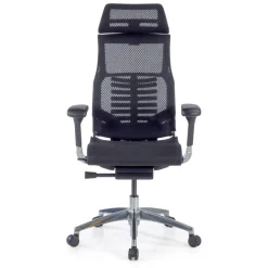 Sedia Ergonomica Pofit2, modello premium, struttura nera