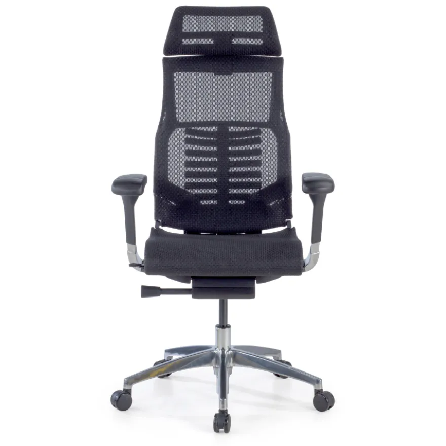 Sedia Ergonomica Pofit2, modello premium, struttura nera