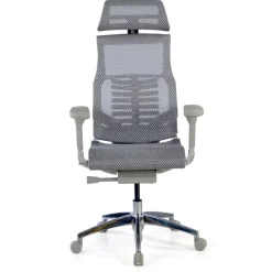 Sedia Ergonomica Pofit2, modello premium, struttura grigia