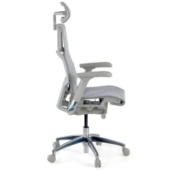 Sedia Ergonomica Pofit2, modello premium, struttura grigia