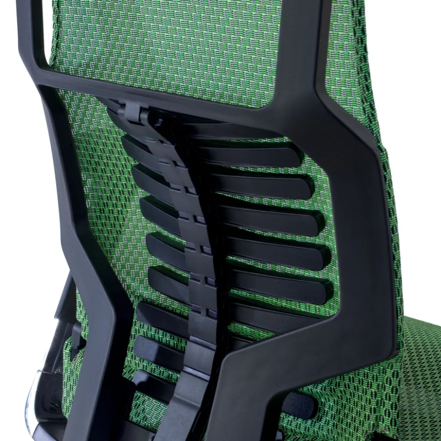 Sedia Ergonomica Pofit2, modello premium, struttura nera