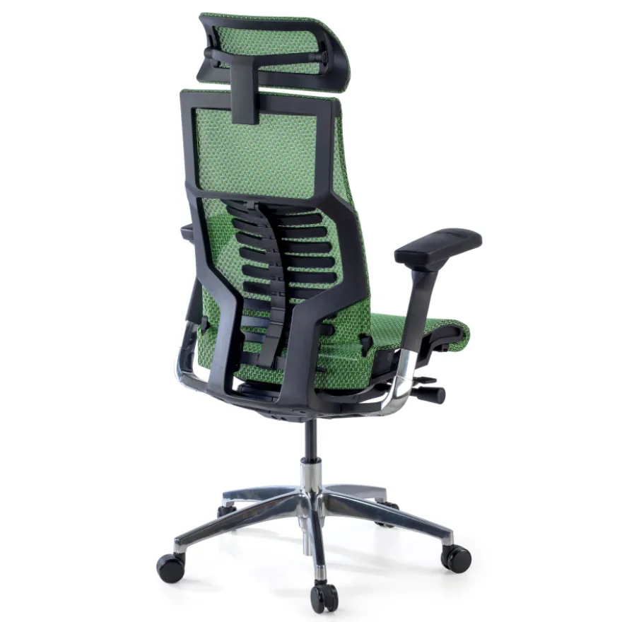 Sedia Ergonomica Pofit2, modello premium, struttura nera