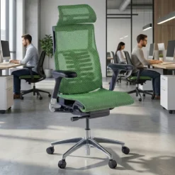 Sedia Ergonomica Pofit2, modello premium, struttura nera