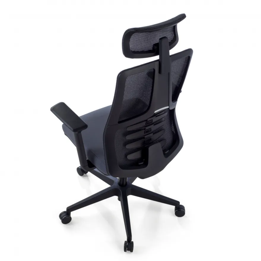 Sedia Ergonomica Quick, schienale bionico, braccioli regolabili