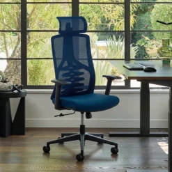 Sedia Ergonomica Quick, schienale bionico, braccioli regolabili