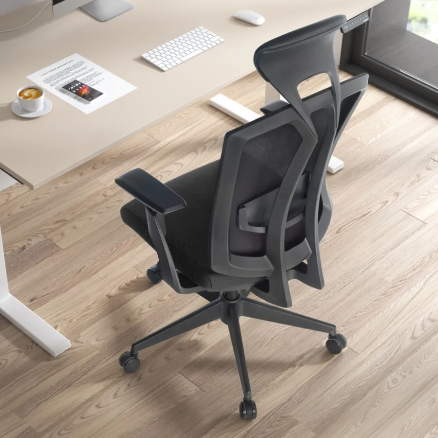 Sedia Ergonomica Ridley, poggiatesta, meccanismo sincronizzato