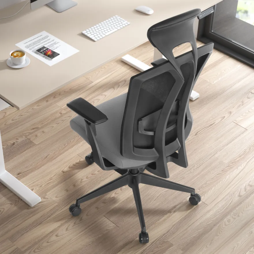 Sedia Ergonomica Ridley, poggiatesta, meccanismo sincronizzato
