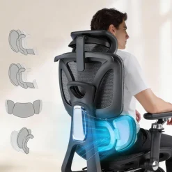 Sedia ergonomica Sense Ultra con supporto lombare a tre zone