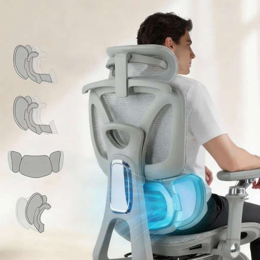 Sedia ergonomica Sense Ultra con supporto lombare a tre zone