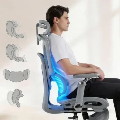 Sedia ergonomica Sense Ultra con supporto lombare a tre zone