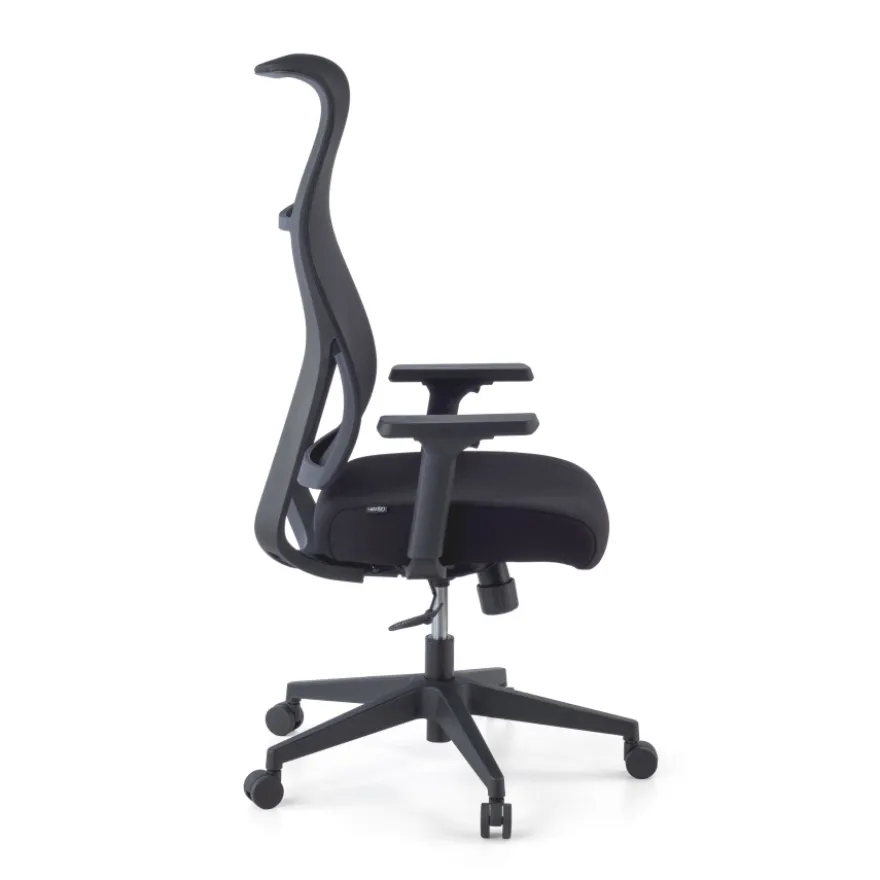 Sedia ergonomica Stay, schienale reclinabile, seduta imbottita