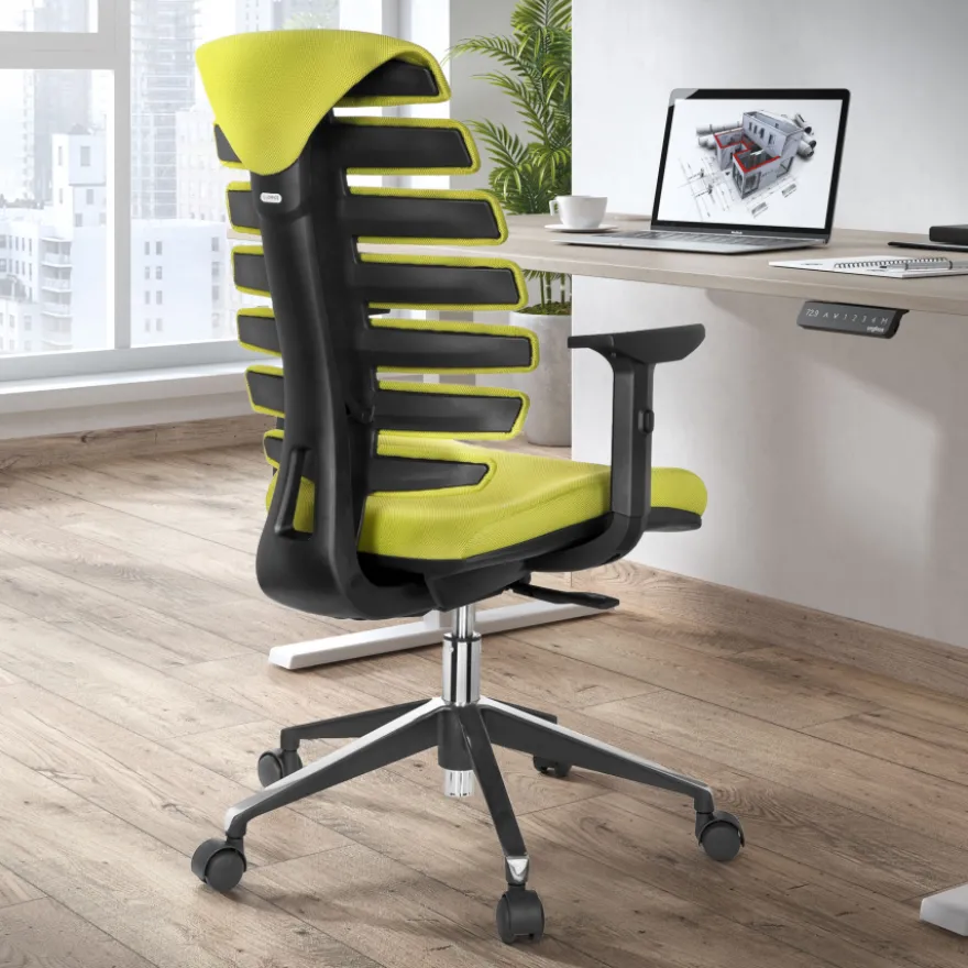 Sedia Ergonomiche Soul, schiuma iniettata, Reclinazione sincronizzata