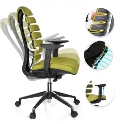 Sedia Ergonomiche Soul, schiuma iniettata, Reclinazione sincronizzata