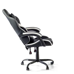 Sedia gamer Mist con braccioli ribaltabili, cuscino cervicale e lombare