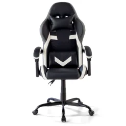 Sedia gamer Mist con braccioli ribaltabili, cuscino cervicale e lombare