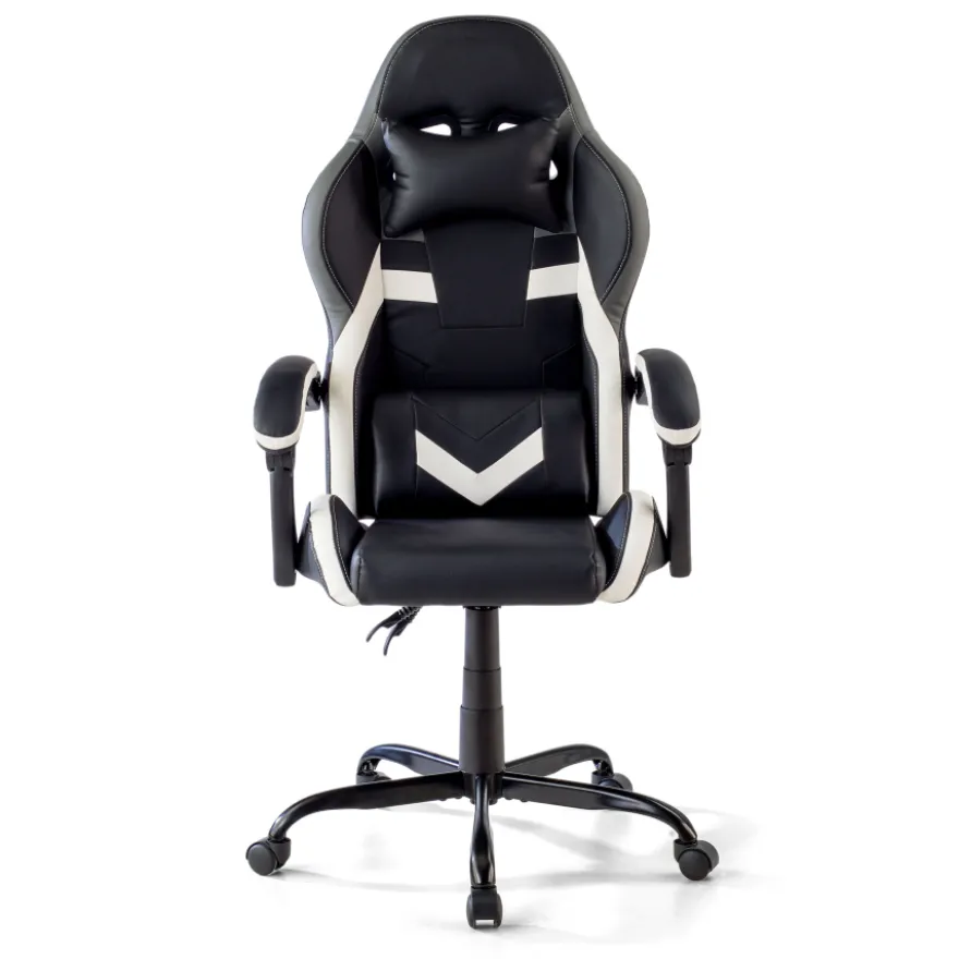 Sedia gamer Mist con braccioli ribaltabili, cuscino cervicale e lombare