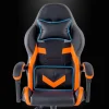 Sedia gamer Mist con braccioli ribaltabili, cuscino cervicale e lombare