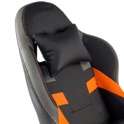 Sedia gamer Mist con braccioli ribaltabili, cuscino cervicale e lombare