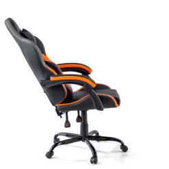 Sedia gamer Mist con braccioli ribaltabili, cuscino cervicale e lombare