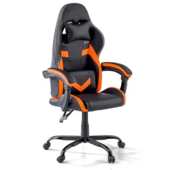 Sedia gamer Mist con braccioli ribaltabili, cuscino cervicale e lombare