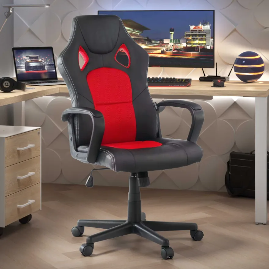 Sedia Gamer Montmelo, Meccanismo Basculante, design sportivo