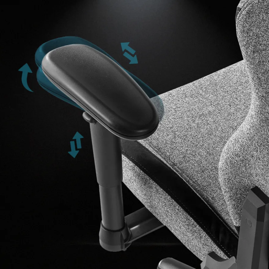 Sedia gaming con massaggio Vital, tessuto traspirante, braccioli ribaltabili