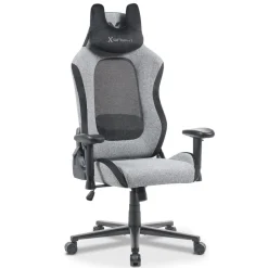 Sedia gaming con massaggio Vital, tessuto traspirante, braccioli ribaltabili