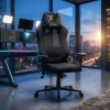Sedia gaming con massaggio Vital, tessuto traspirante, braccioli ribaltabili