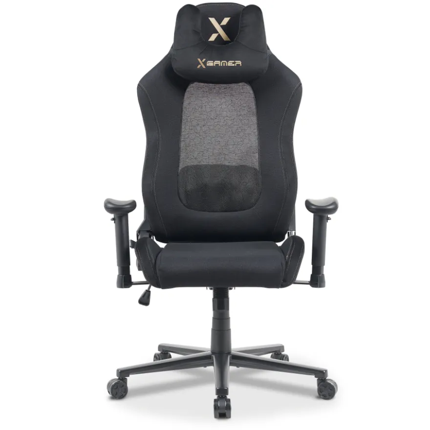 Sedia gaming con massaggio Vital, tessuto traspirante, braccioli ribaltabili
