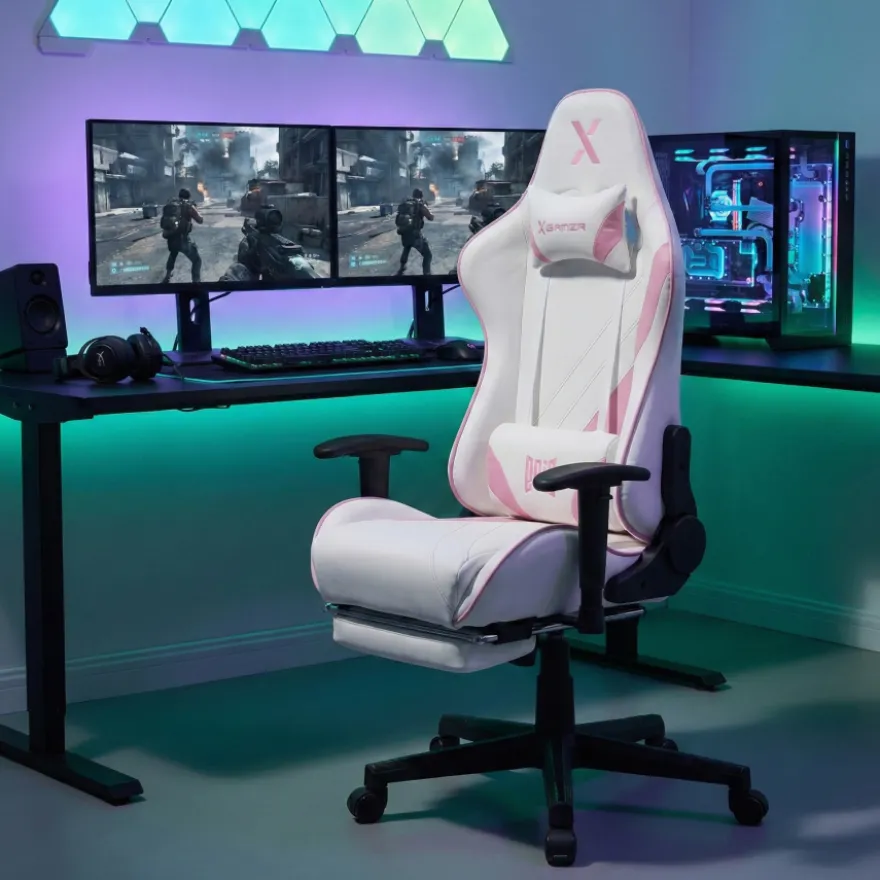 Sedia gaming con poggiapiedi Epic