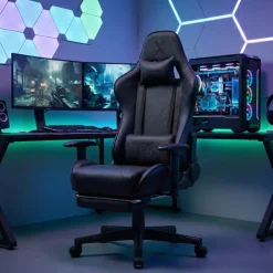 Sedia gaming con poggiapiedi Epic