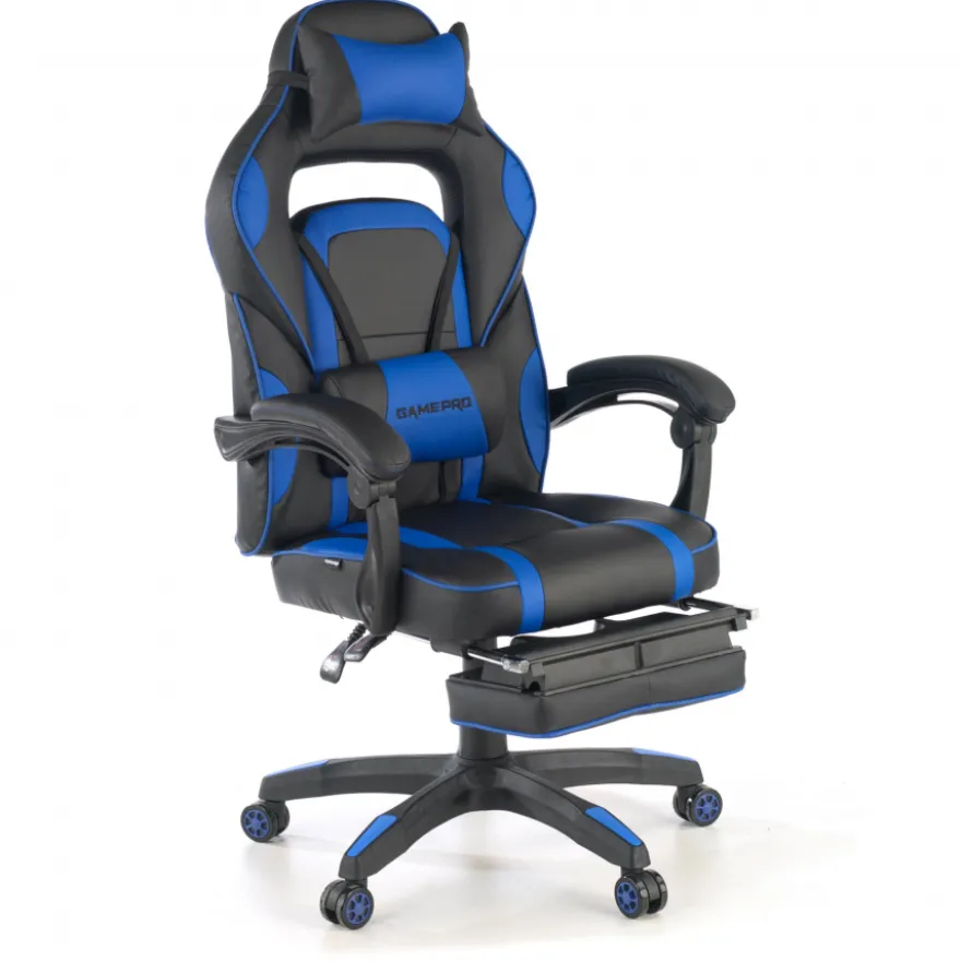 Sedia Gaming con Poggiapiedi Logan, braccioli sincronizzati