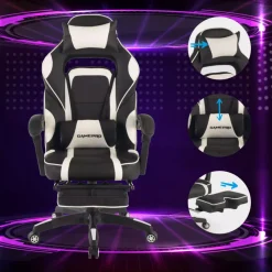 Sedia Gaming con Poggiapiedi Logan, braccioli sincronizzati