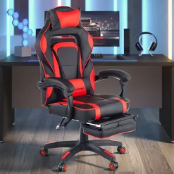 Sedia Gaming con Poggiapiedi Logan, braccioli sincronizzati