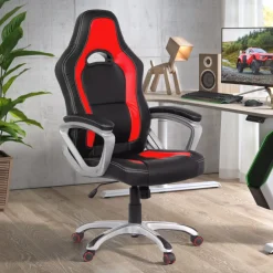 Sedia Gaming Dakar, design sportivo, braccioli, 8 ore