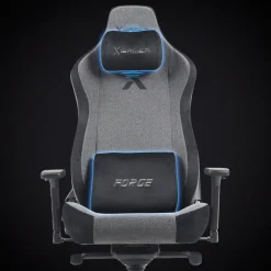 Sedia gaming ergonomica in tessuto Forge, cuscino magnetico