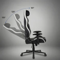 Sedia gaming ergonomica Vanguard, cuscino magnetico, ecopelle