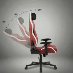 Sedia gaming ergonomica Vanguard, cuscino magnetico, ecopelle