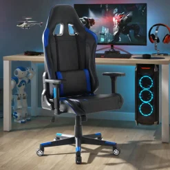 Sedia Gaming Helix, supporto lombare, schienale reclinabile