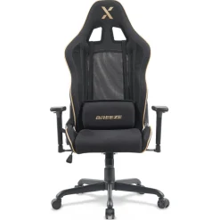 Sedia gaming in tessuto traspirante Breeze, con meccanismo basculante